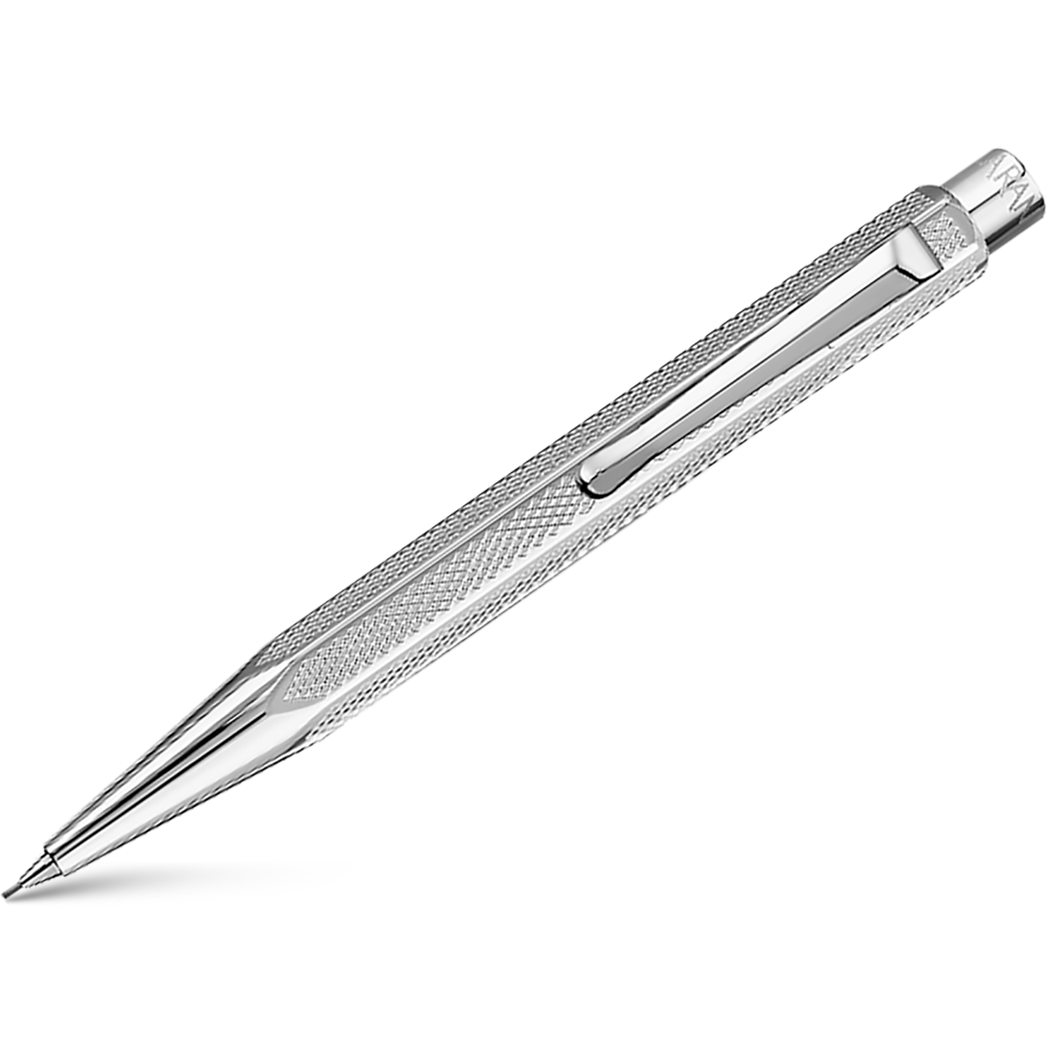 Caran d'Ache Ecridor XS Retro Mechanical Pencil - Silver - 0.5mm-Pen Boutique Ltd
