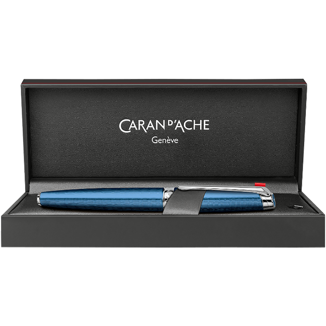 Caran d'Ache Leman Rollerball Pen - Grand Bleu-Pen Boutique Ltd