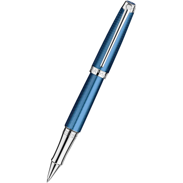 Caran d'Ache Leman Rollerball Pen - Grand Bleu-Pen Boutique Ltd