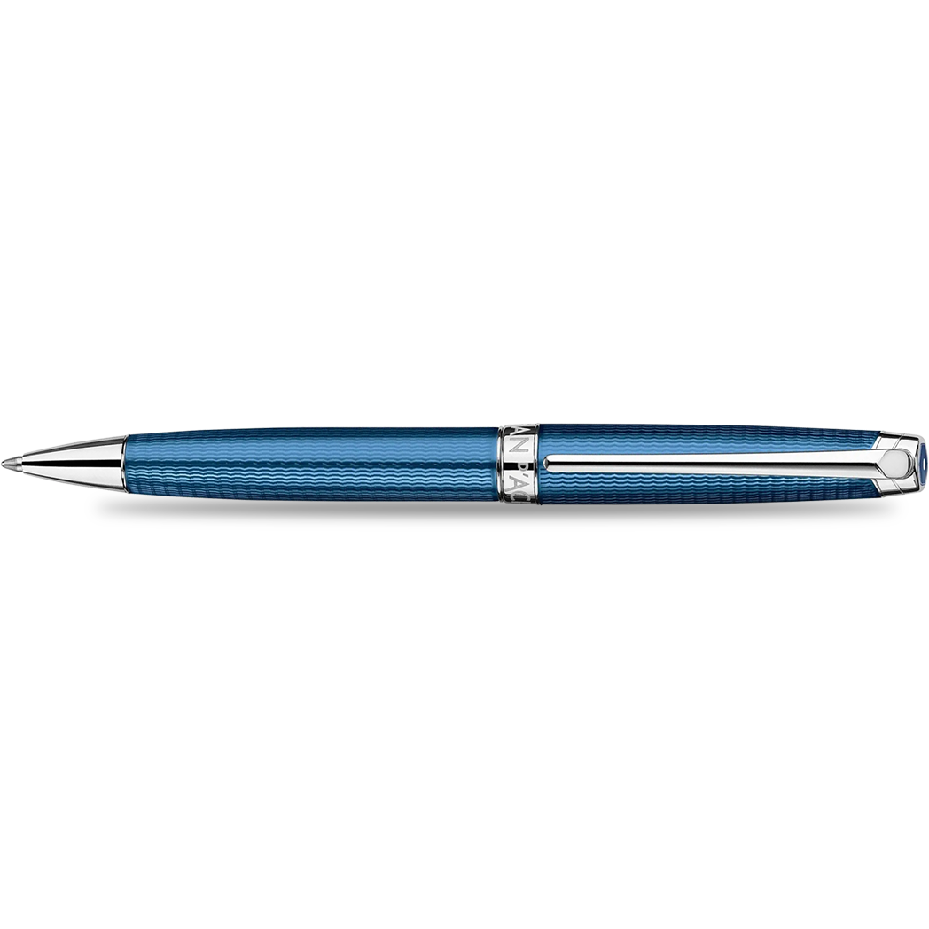 Caran d'Ache Leman Ballpoint Pen - Grand Bleu-Pen Boutique Ltd