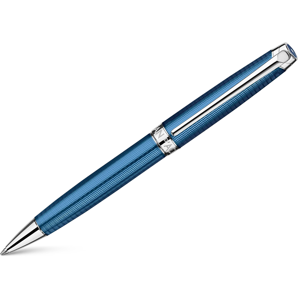 Caran d'Ache Leman Ballpoint Pen - Grand Bleu-Pen Boutique Ltd