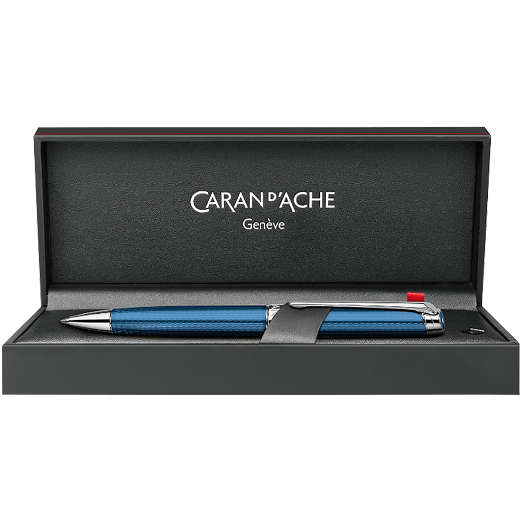 Caran d'Ache Leman Ballpoint Pen - Grand Bleu-Pen Boutique Ltd