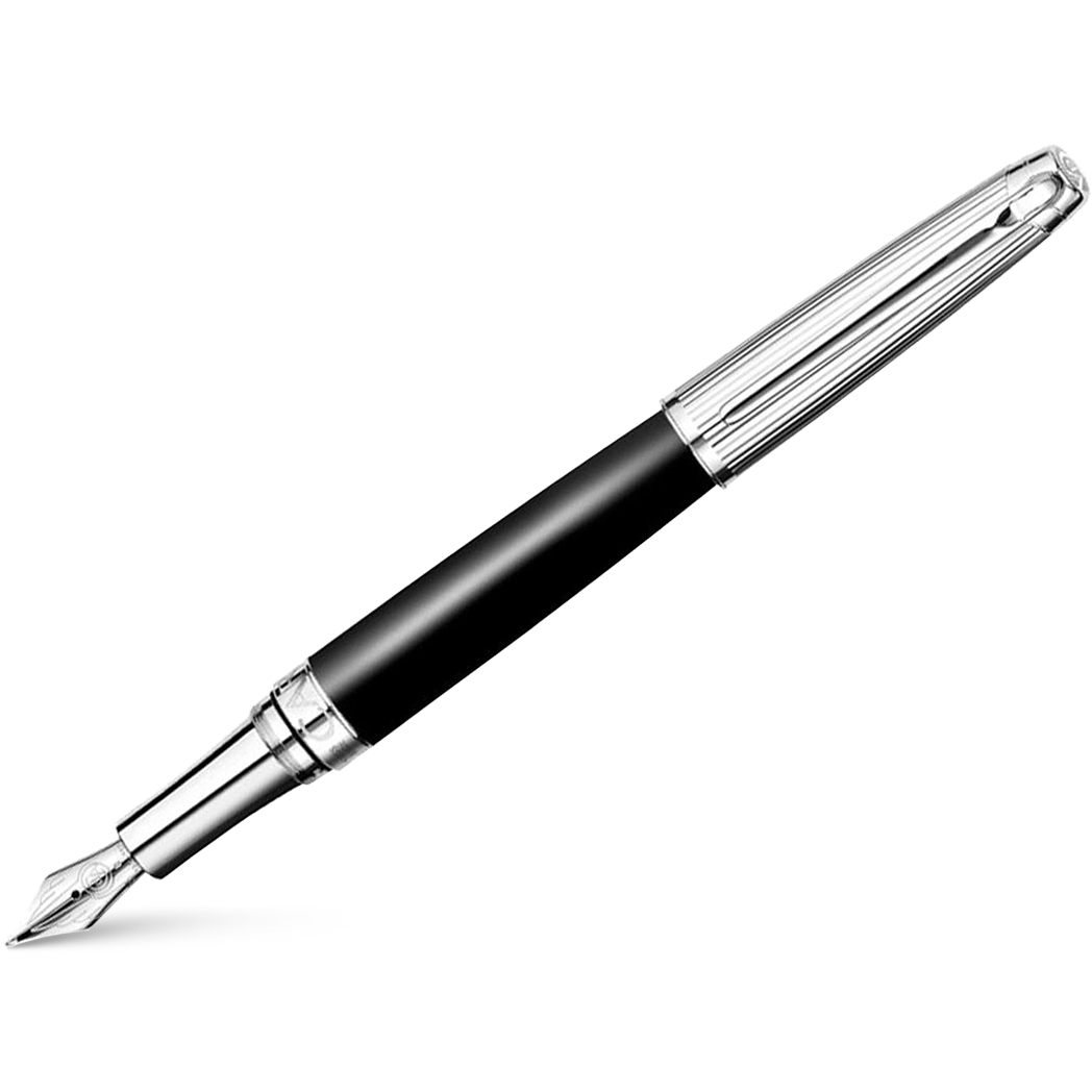 Caran d Ache Leman Bicolor Fountain Pen - Black-Pen Boutique Ltd