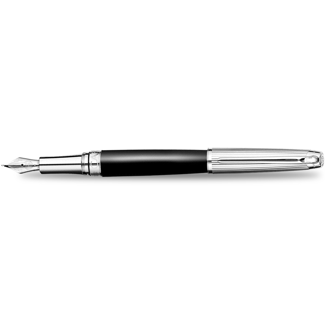 Caran d Ache Leman Bicolor Fountain Pen - Black-Pen Boutique Ltd