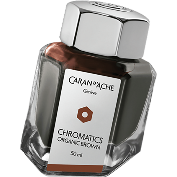 Caran D'Ache Ink Bottle - Organic Brown - 50ml-Pen Boutique Ltd