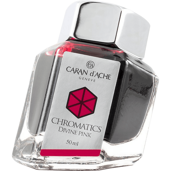 Caran d'Ache Ink Bottle - Divine Pink - 50ml-Pen Boutique Ltd