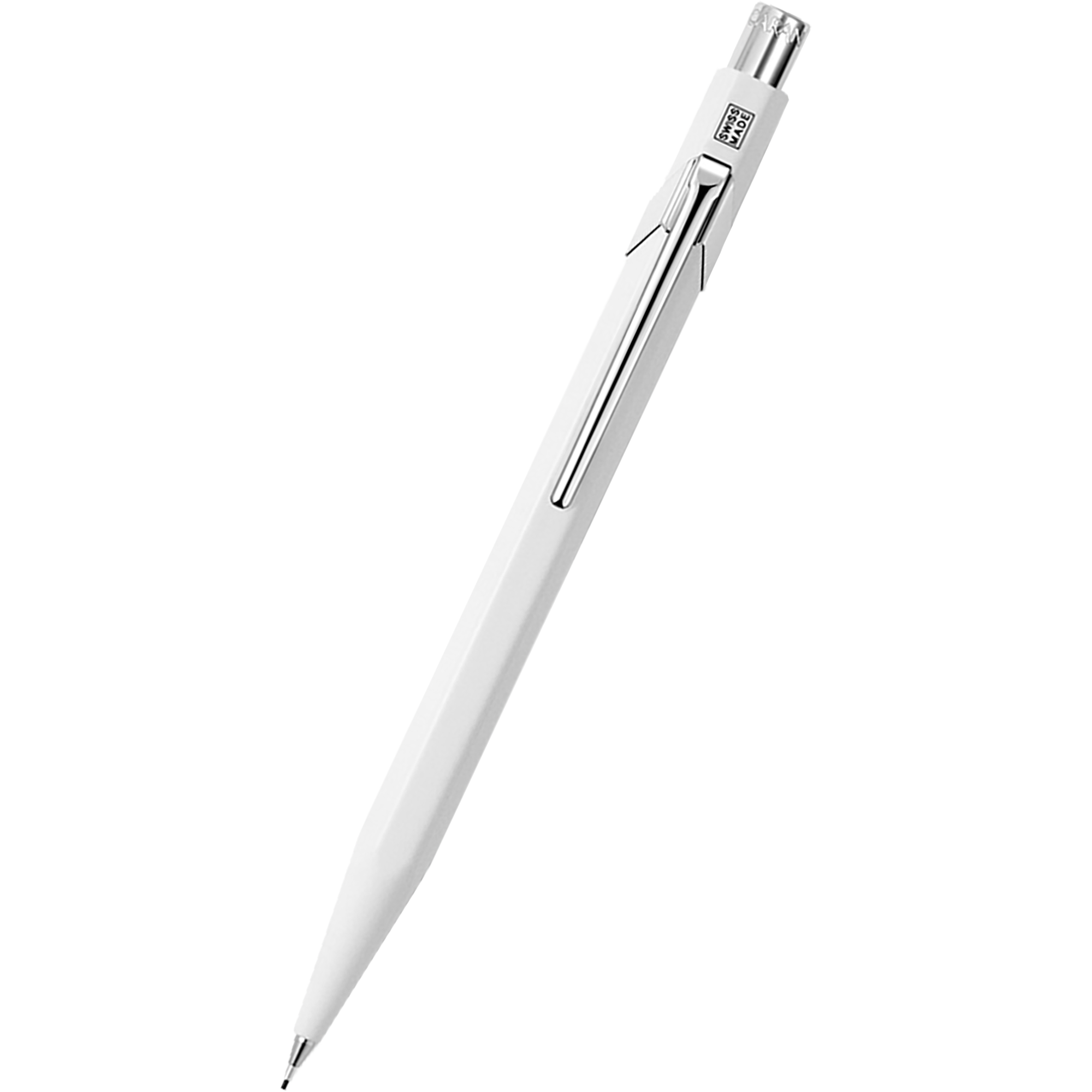 Caran d'Ache 844 Mechanical Pencil - White - 0.7mm-Pen Boutique Ltd