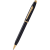 Cross Century II Ballpoint Pen - Black - Gold Trim-Pen Boutique Ltd