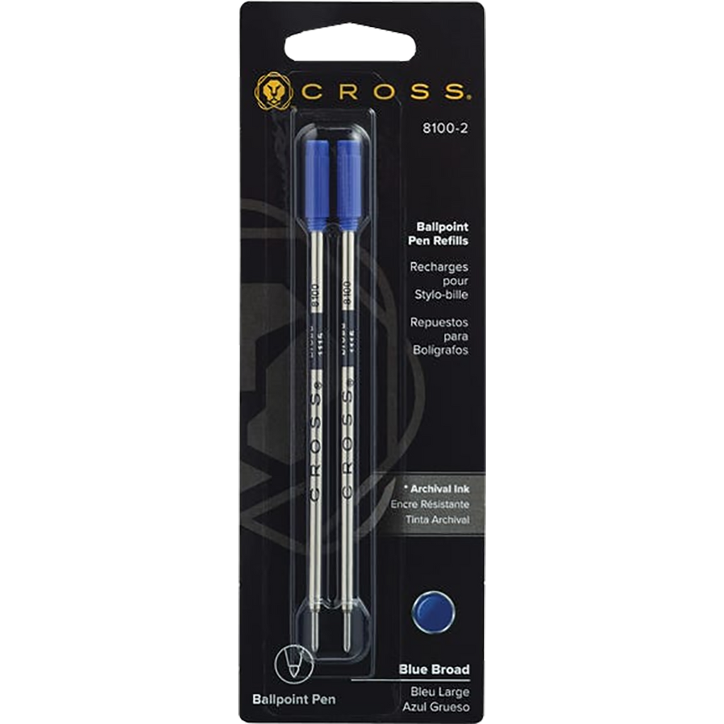 Cross Ballpoint Refill - Standard - Dual Pack-Pen Boutique Ltd