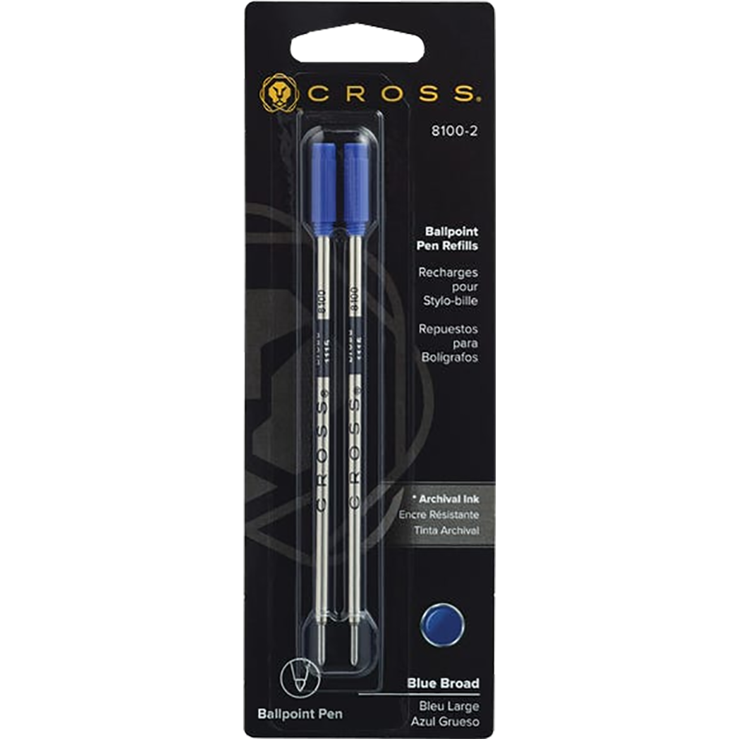Cross Ballpoint Refill - Standard - Dual Pack-Pen Boutique Ltd