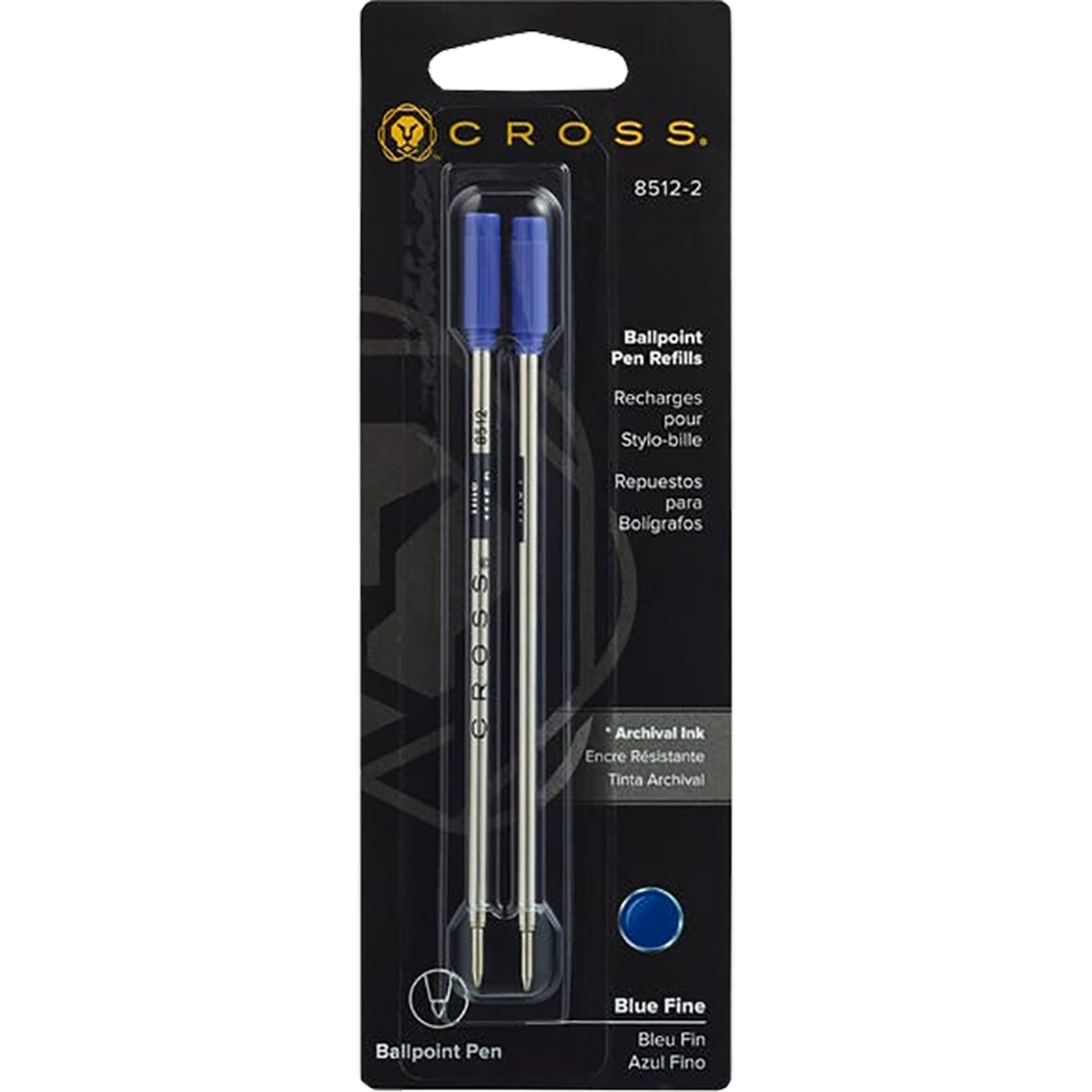 Cross Ballpoint Refill - Standard - Dual Pack-Pen Boutique Ltd