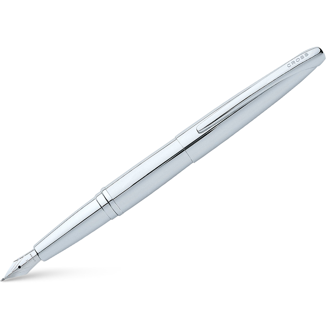 Cross ATX Fountain Pen - Pure Chrome-Pen Boutique Ltd
