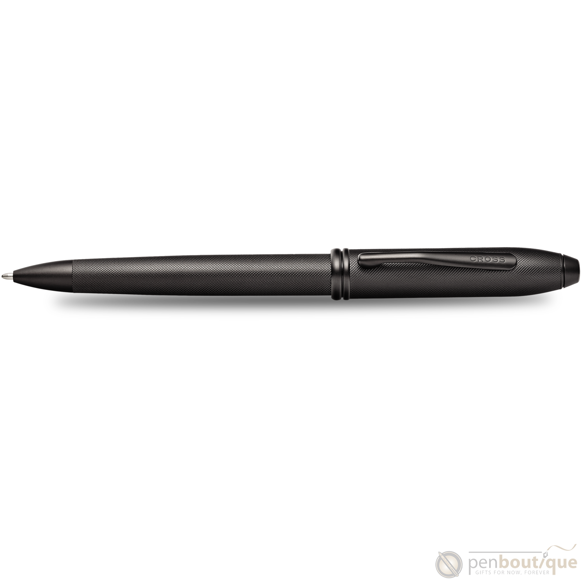 Cross Townsend Ballpoint Pen - Black Micro Knurl-Pen Boutique Ltd