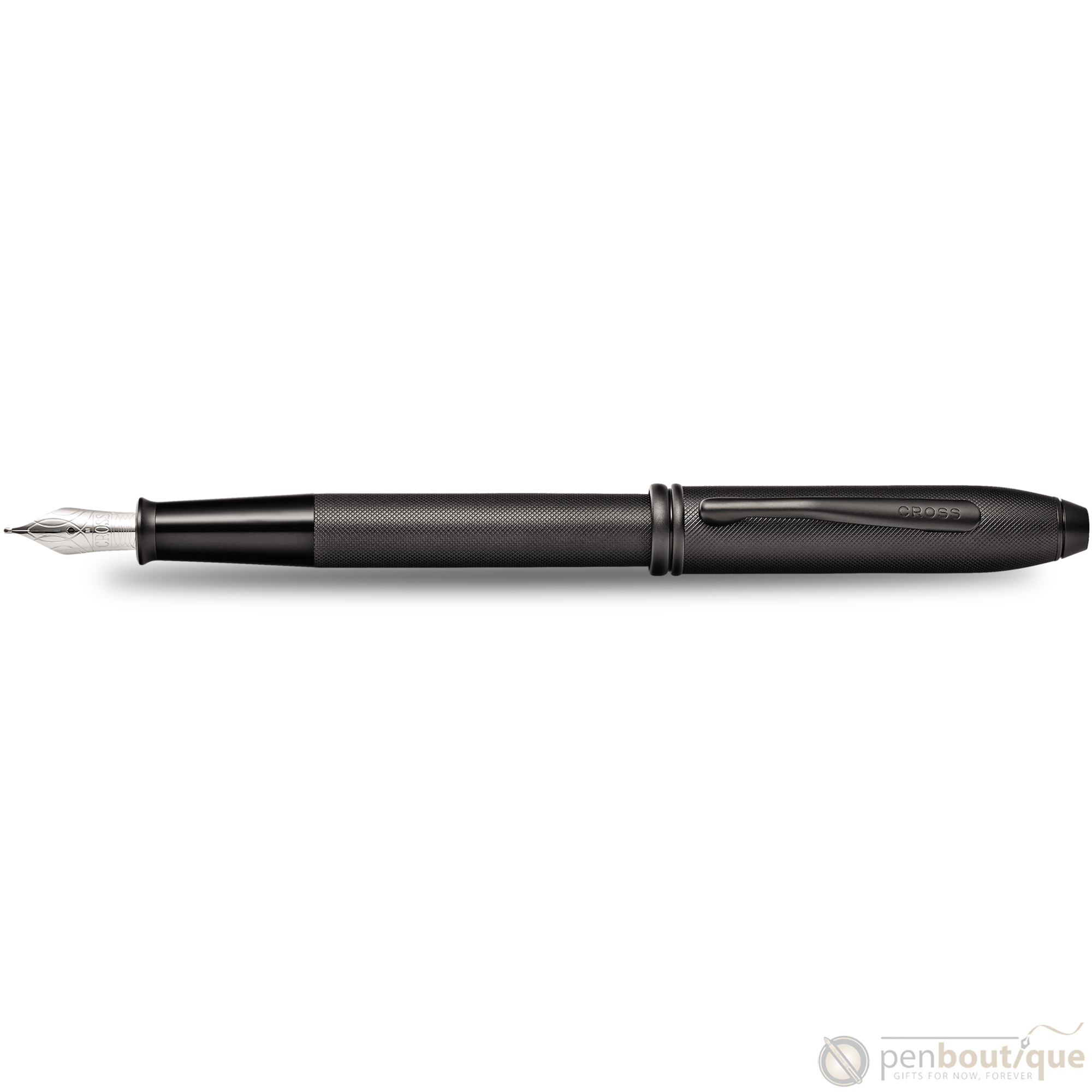 Cross Townsend Fountain Pen - Black Micro Knurl-Pen Boutique Ltd