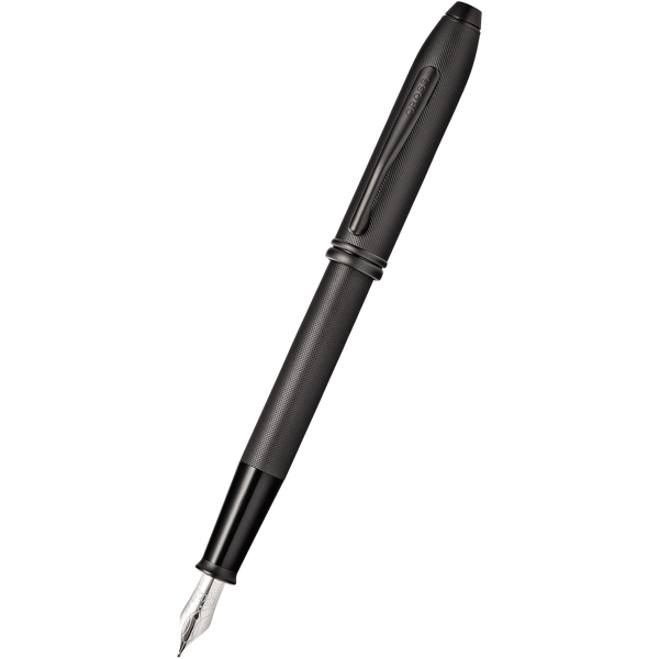 Cross Townsend Fountain Pen - Black Micro Knurl-Pen Boutique Ltd