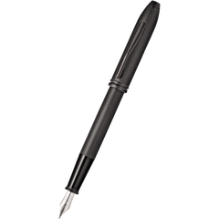Cross Townsend Fountain Pen - Black Micro Knurl-Pen Boutique Ltd