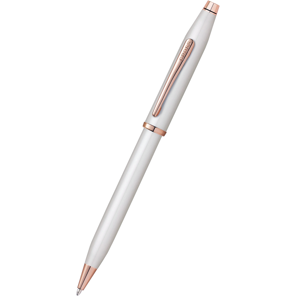 Cross Century II Ballpoint Pen - Pearlescent White-Pen Boutique Ltd