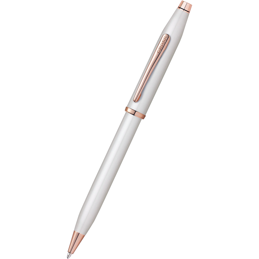 Cross Century II Ballpoint Pen - Pearlescent White-Pen Boutique Ltd