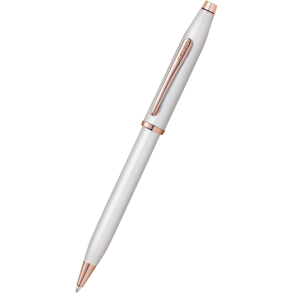 Cross Century II Ballpoint Pen - Pearlescent White-Pen Boutique Ltd