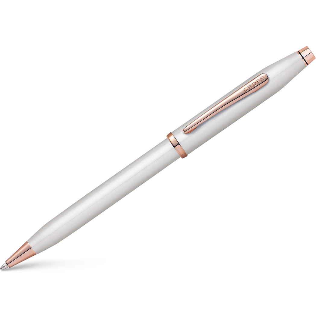 Cross Century II Ballpoint Pen - Pearlescent White-Pen Boutique Ltd