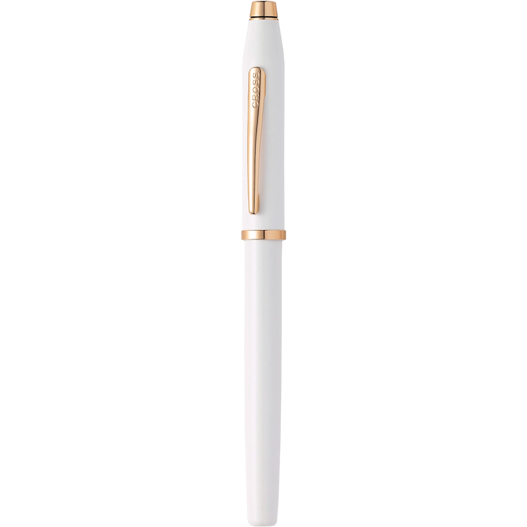 Cross Century II Rollerball Pen - Pearlescent White Lacquer-Pen Boutique Ltd