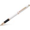 Cross Century II Fountain Pen - Pearlescent White - Rose Gold Trim-Pen Boutique Ltd