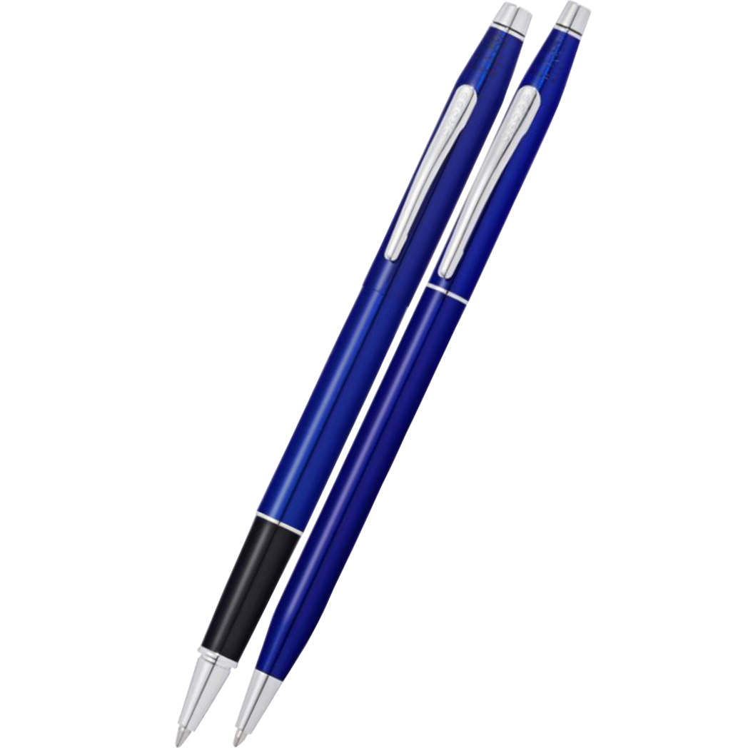 Cross Classic Century Gift Set (Blue Ballpoint & Rollerball Pen)-Pen Boutique Ltd