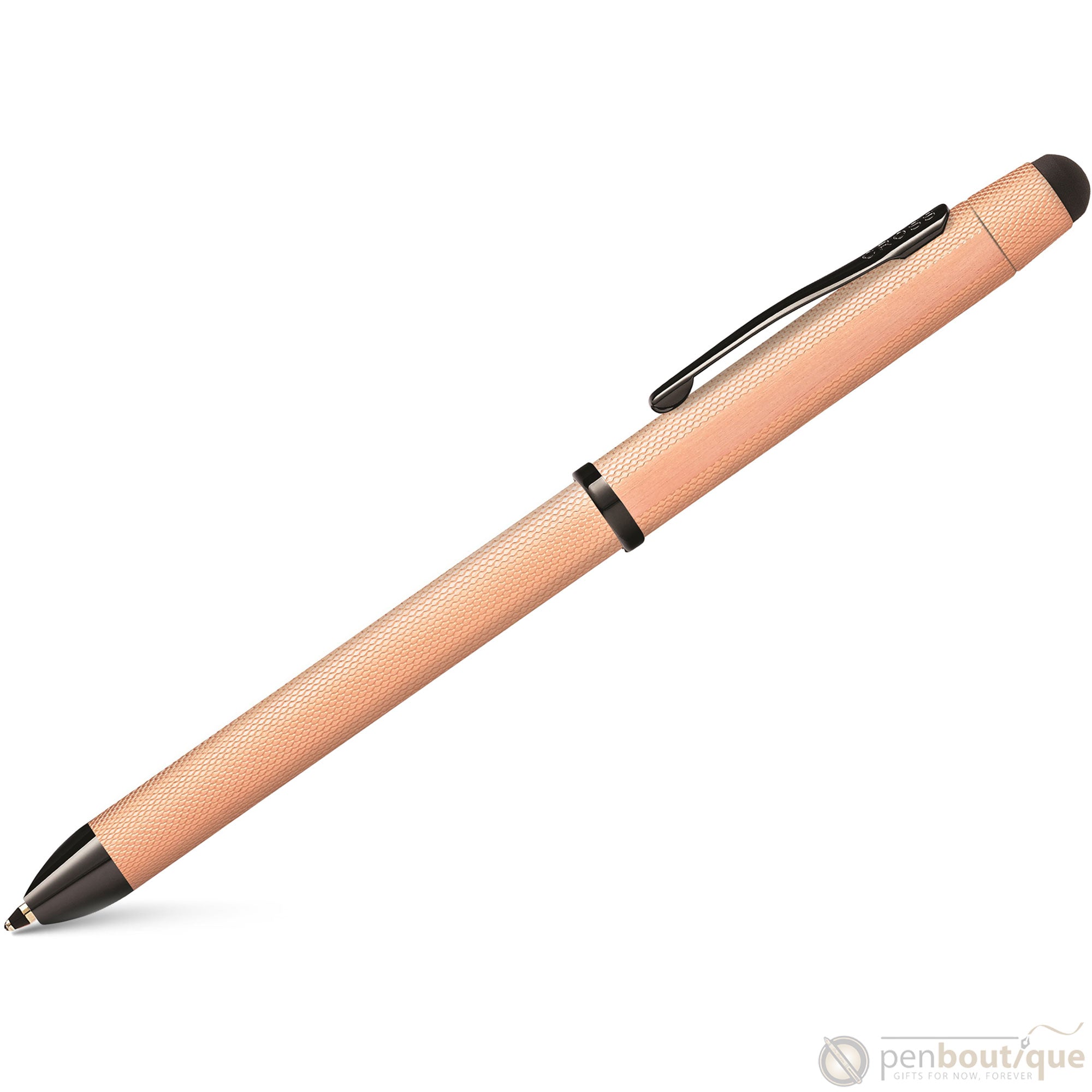 Cross Tech3+ Multifunction Pen - Brushed Rose Gold PVD-Pen Boutique Ltd