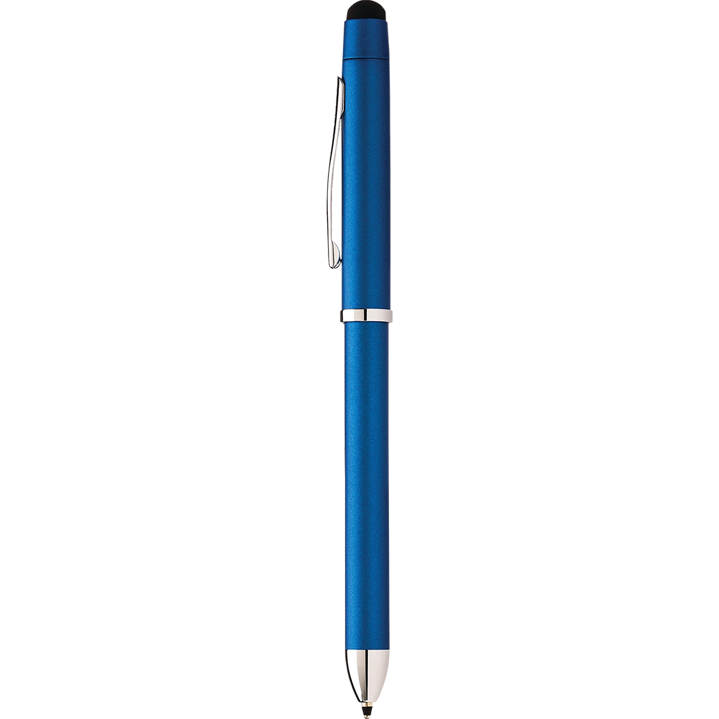 Cross Tech3+ Multifunction Pen - Metallic Blue - Chrome Trim-Pen Boutique Ltd
