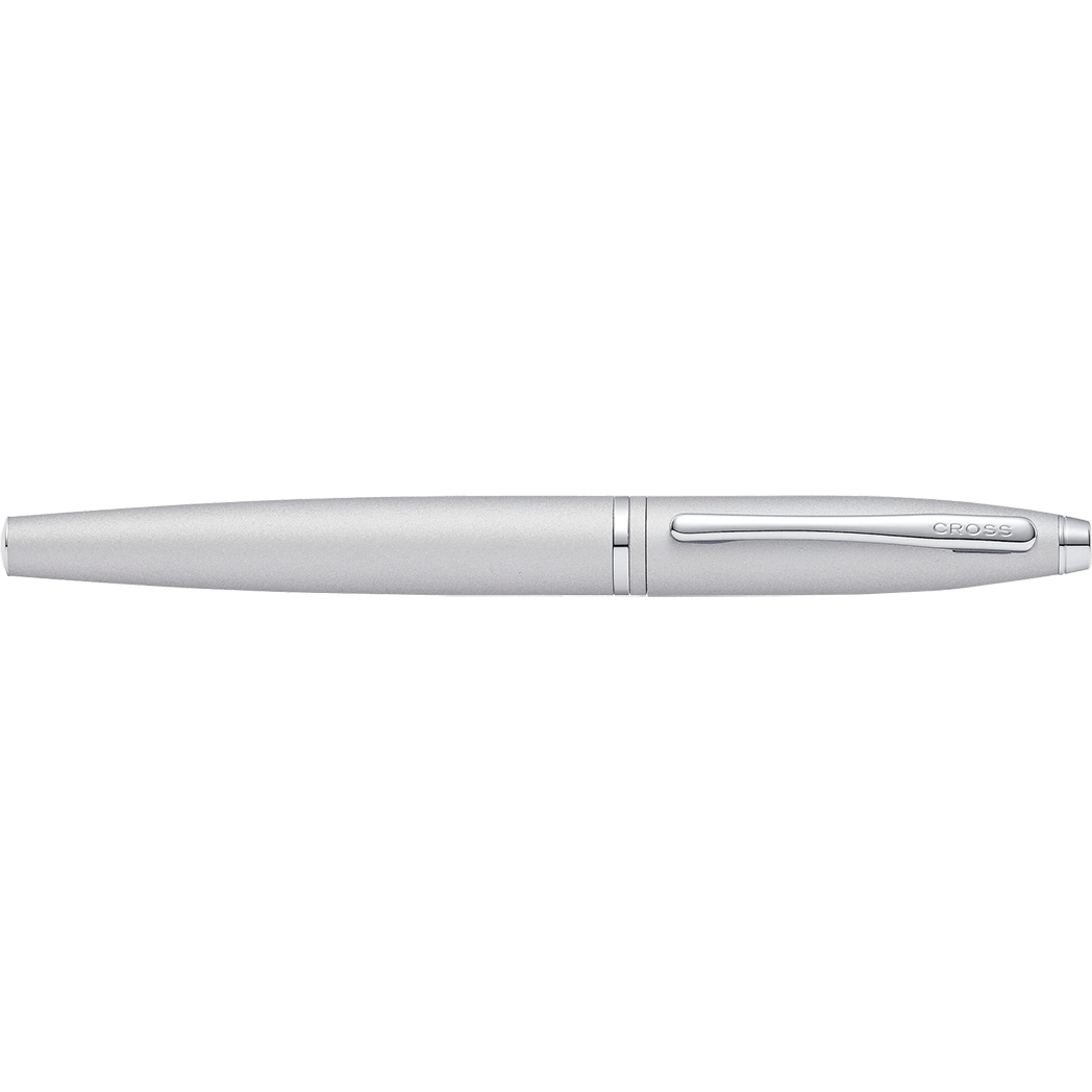 Cross Calais Fountain Pen - Satin Chrome - Medium-Pen Boutique Ltd