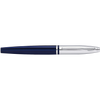 Cross Calais Fountain Pen - Chrome/Blue - Medium-Pen Boutique Ltd