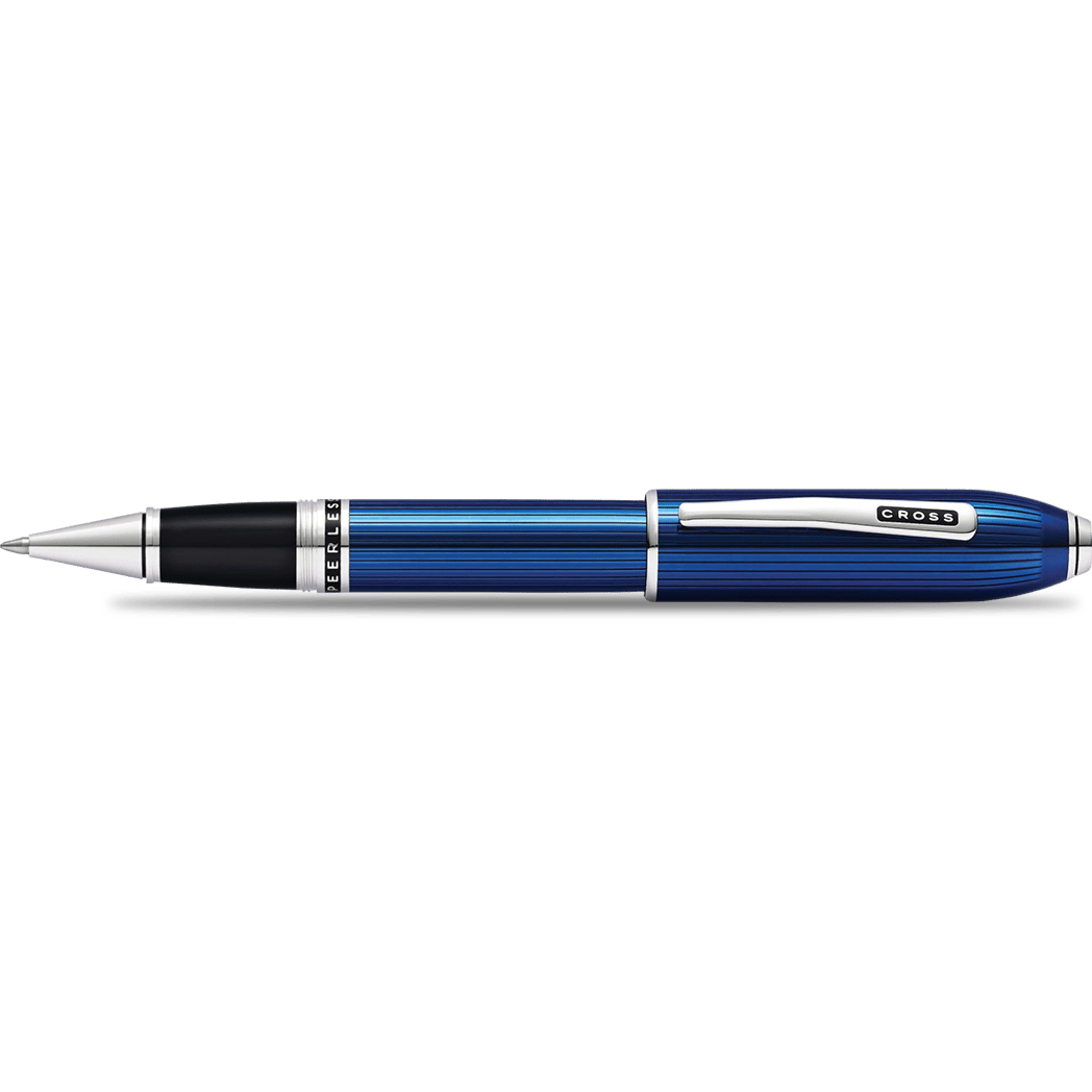 Cross Peerless Selectip Rollerball Pen - Translucent Quartz Blue - Pen Boutique Ltd