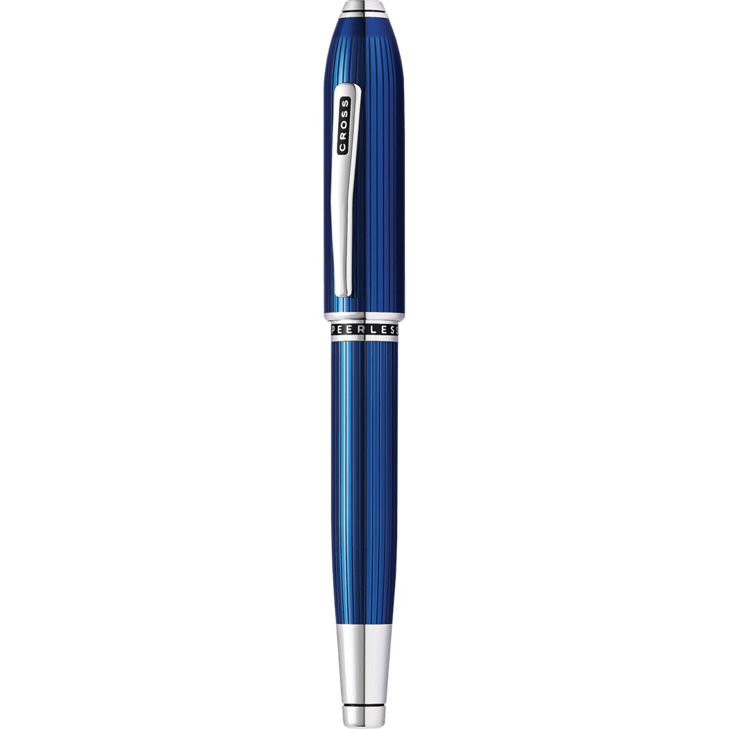 Cross Peerless Selectip Rollerball Pen - Translucent Quartz Blue - Pen Boutique Ltd