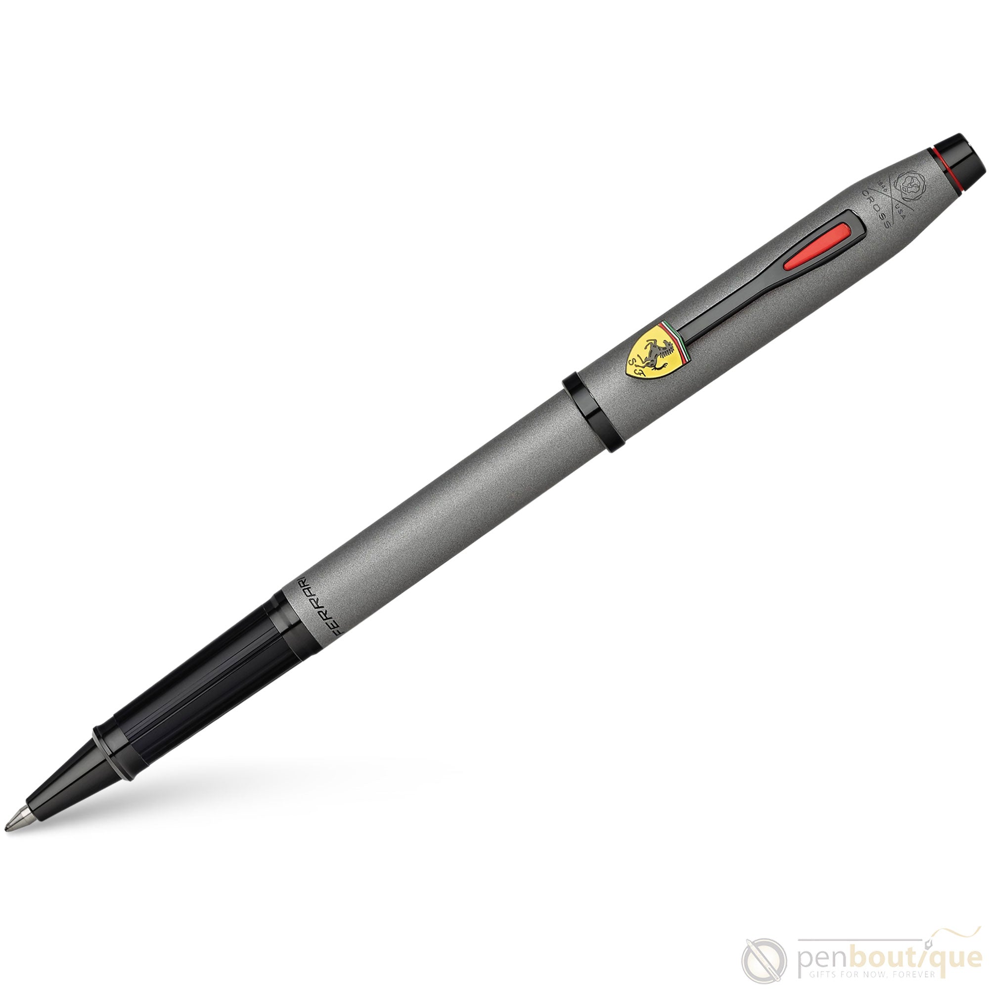 Cross Century II Rollerball Pen - Scuderia Ferrari - Titanium Gray-Pen Boutique Ltd