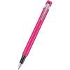 Caran D' Ache 849 Metal Fountain Pen - Pink Fluorescent - Extra Fine Nib-Pen Boutique Ltd