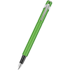 Caran D' Ache 849 Metal Fountain Pen - Yellow Green Fluorescent - Extra Fine Nib-Pen Boutique Ltd