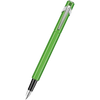 Caran D' Ache 849 Metal Fountain Pen - Yellow Green Fluorescent - Fine Nib-Pen Boutique Ltd