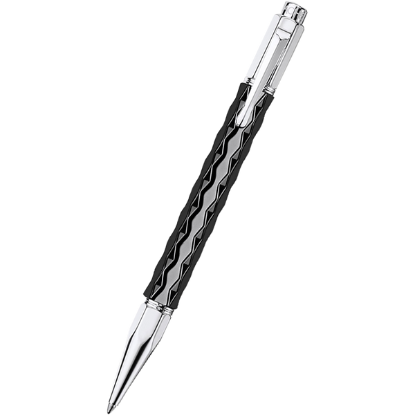 Caran d Ache Varius Ballpoint Pen - Ceramic Black-Pen Boutique Ltd