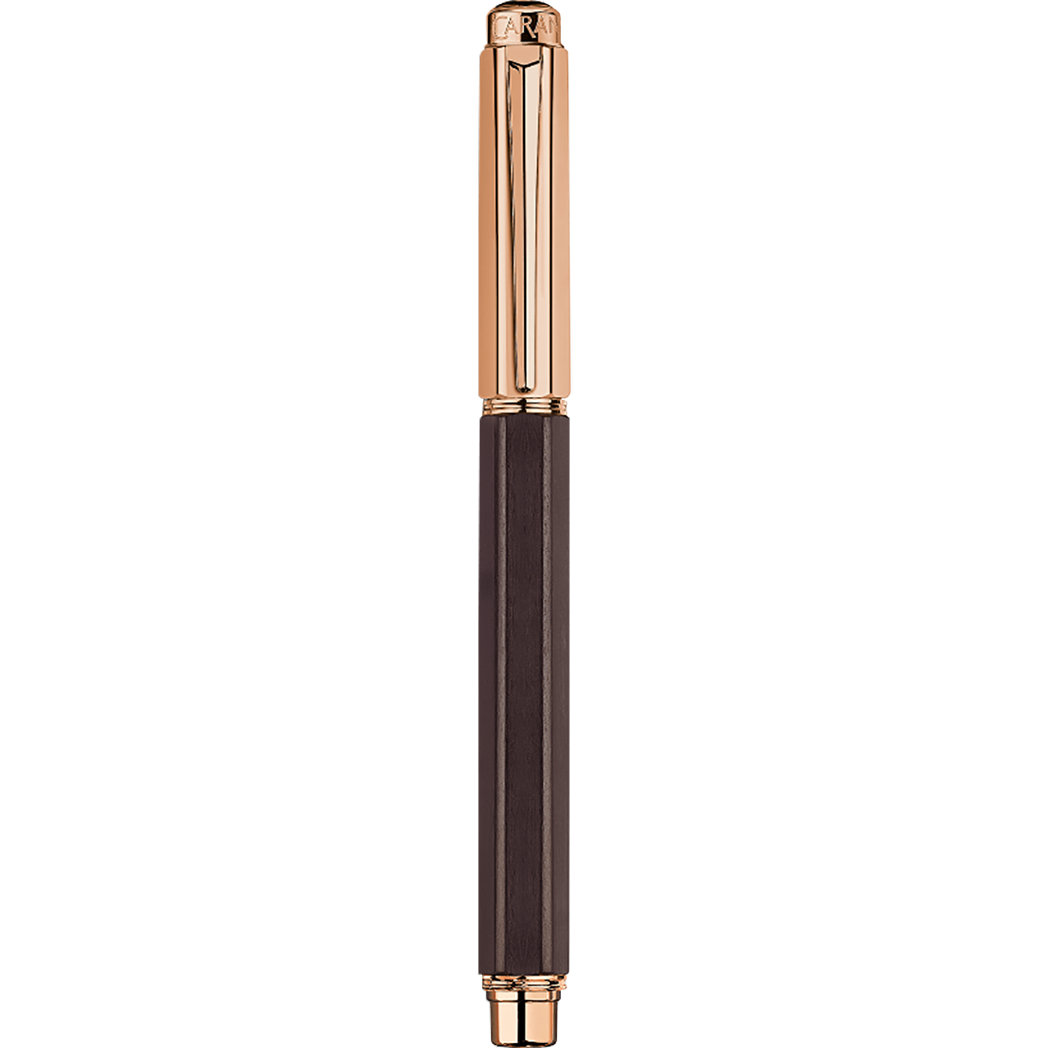 Caran d'Ache Varius Fountain Pen - Ebony - Rose Gold Trim-Pen Boutique Ltd
