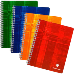 Clairefontaine Notebook French Ruled Wirebound 60 Sheets 6-3/4 x 8-3/4-Pen Boutique Ltd