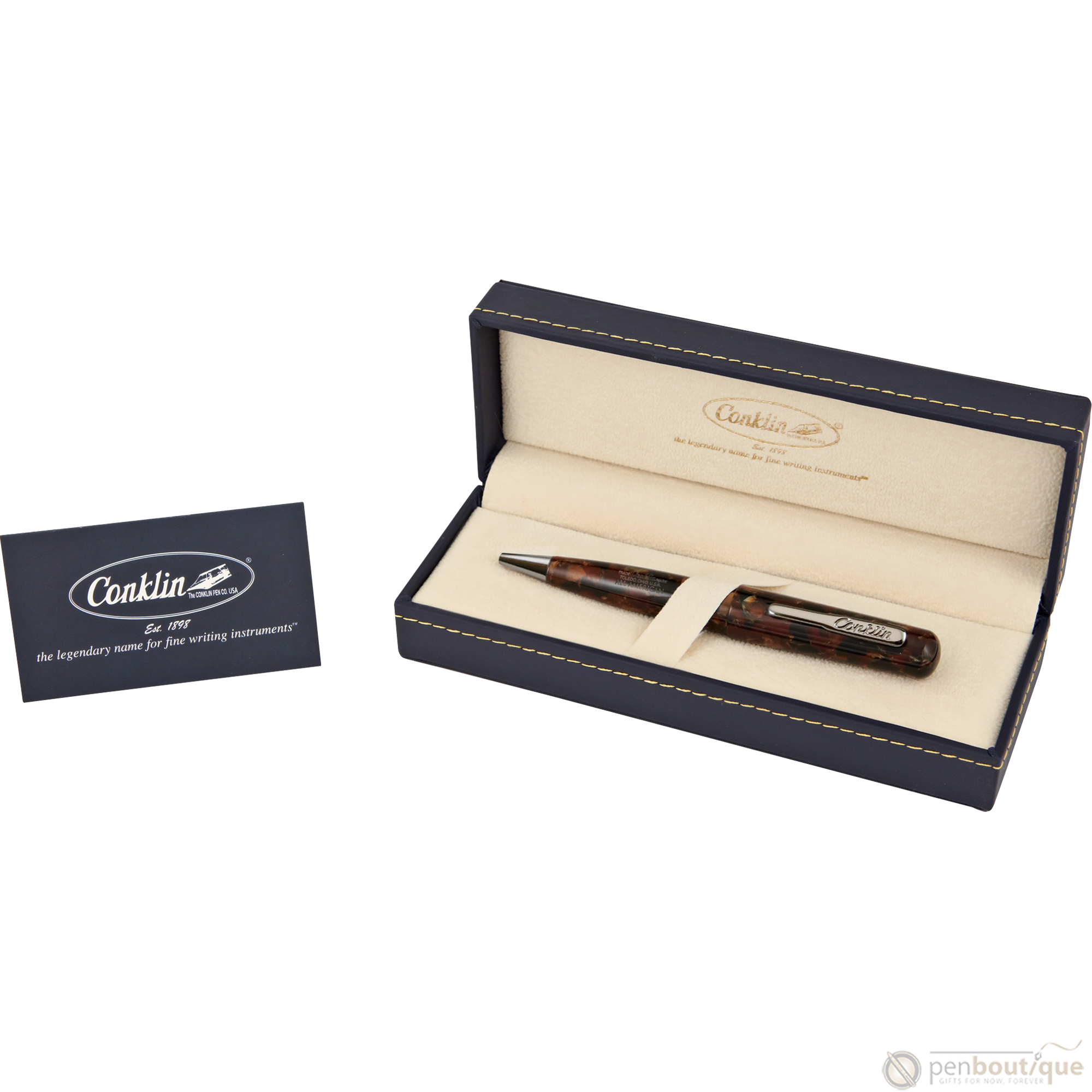 Conklin All American Collection Ballpoint Pen - Brownstone-Pen Boutique Ltd