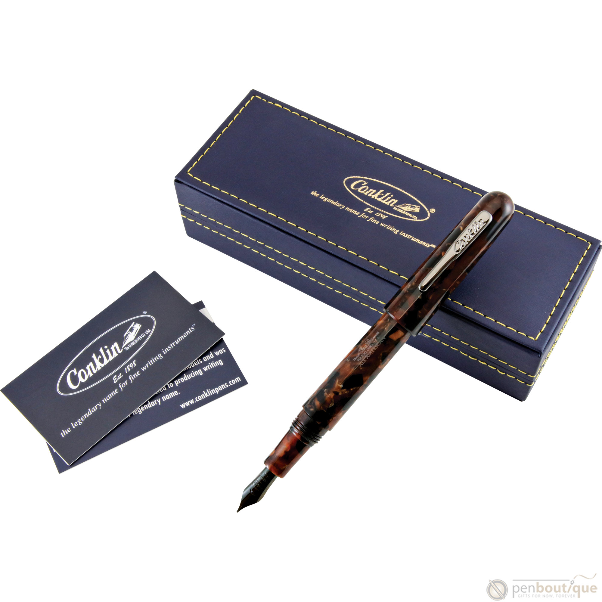 Conklin All American Collection Fountain Pen - Brownstone-Pen Boutique Ltd