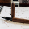 Conklin All American Collection Fountain Pen - Limited Edition - Golden Walnut - Gunmetal Trim-Pen Boutique Ltd