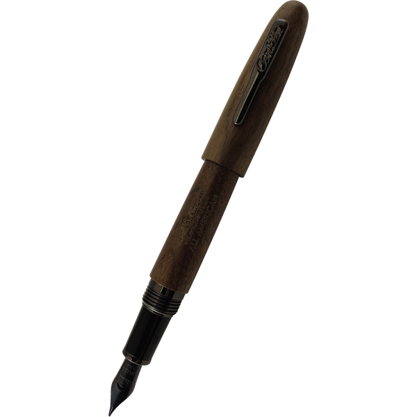 Conklin All American Collection Fountain Pen - Limited Edition - Golden Walnut - Gunmetal Trim-Pen Boutique Ltd