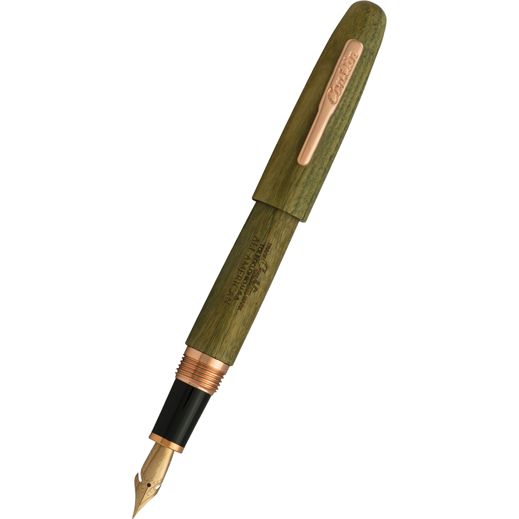 Conklin All American Fountain Pen - Limited Edition - Pau-Preto/Rosegold-Pen Boutique Ltd