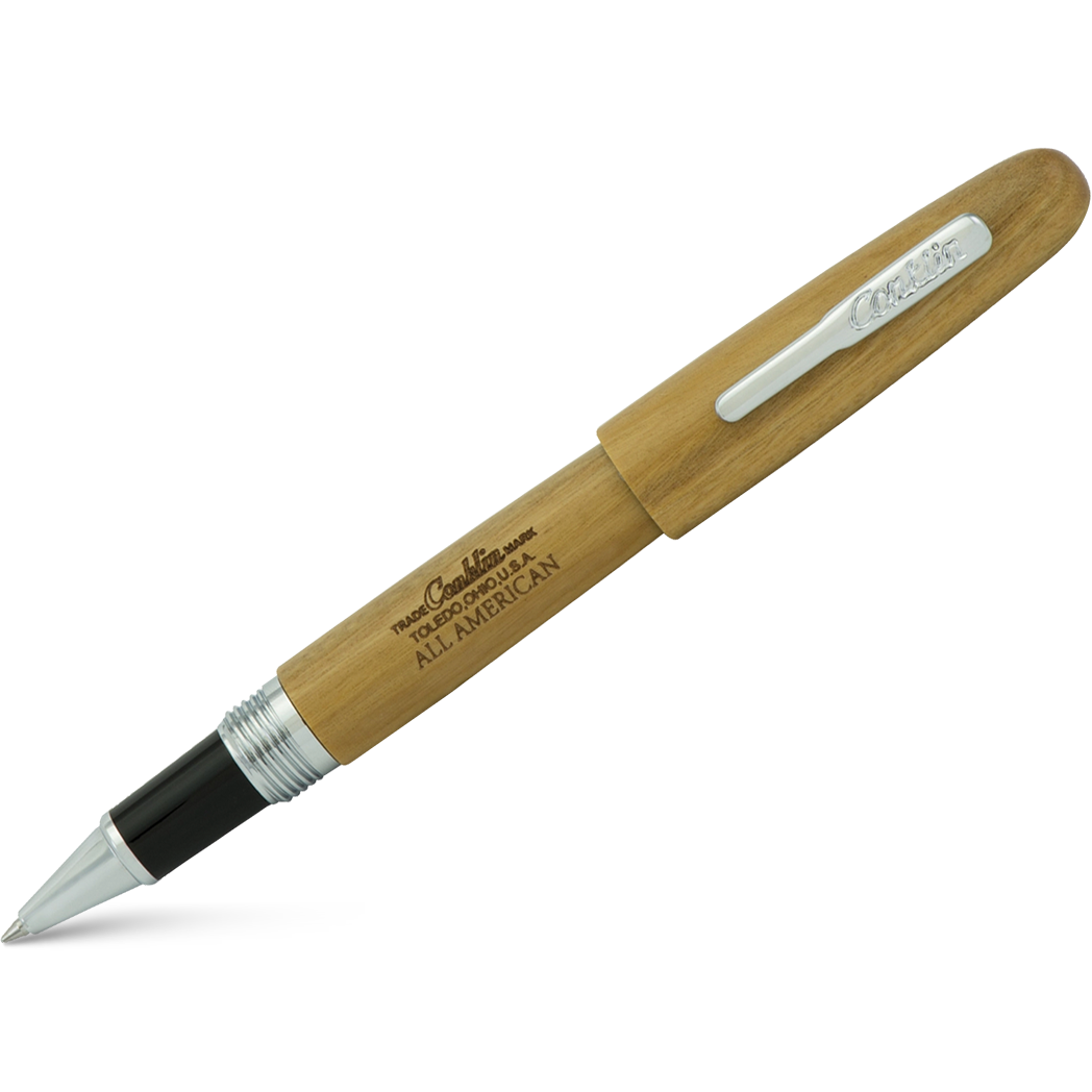 Conklin All American Rollerball Pen - Limited Edition - Pau-Preto/Chrome-Pen Boutique Ltd