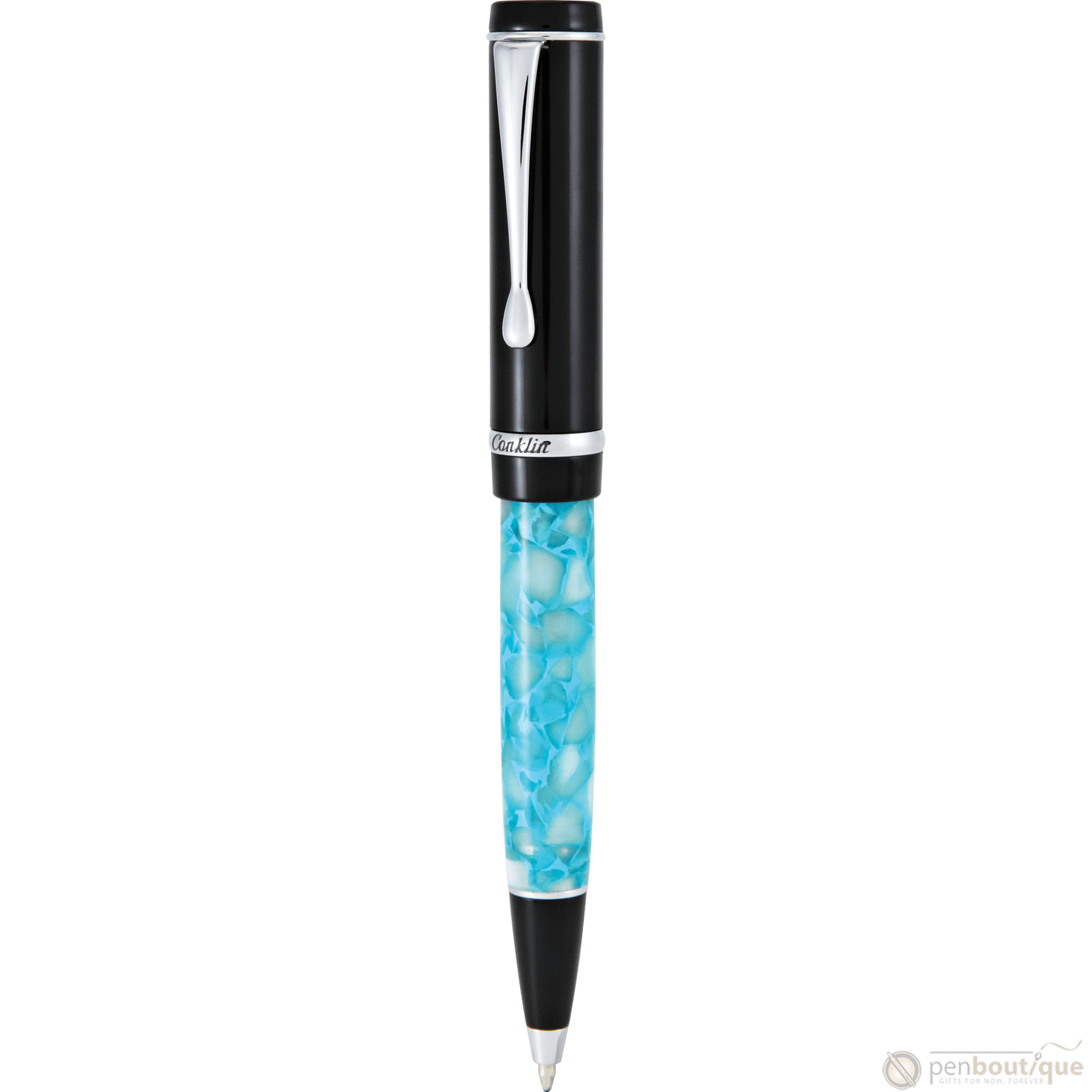 Conklin Duragraph Ballpoint Pen - Turquoise Nights-Pen Boutique Ltd