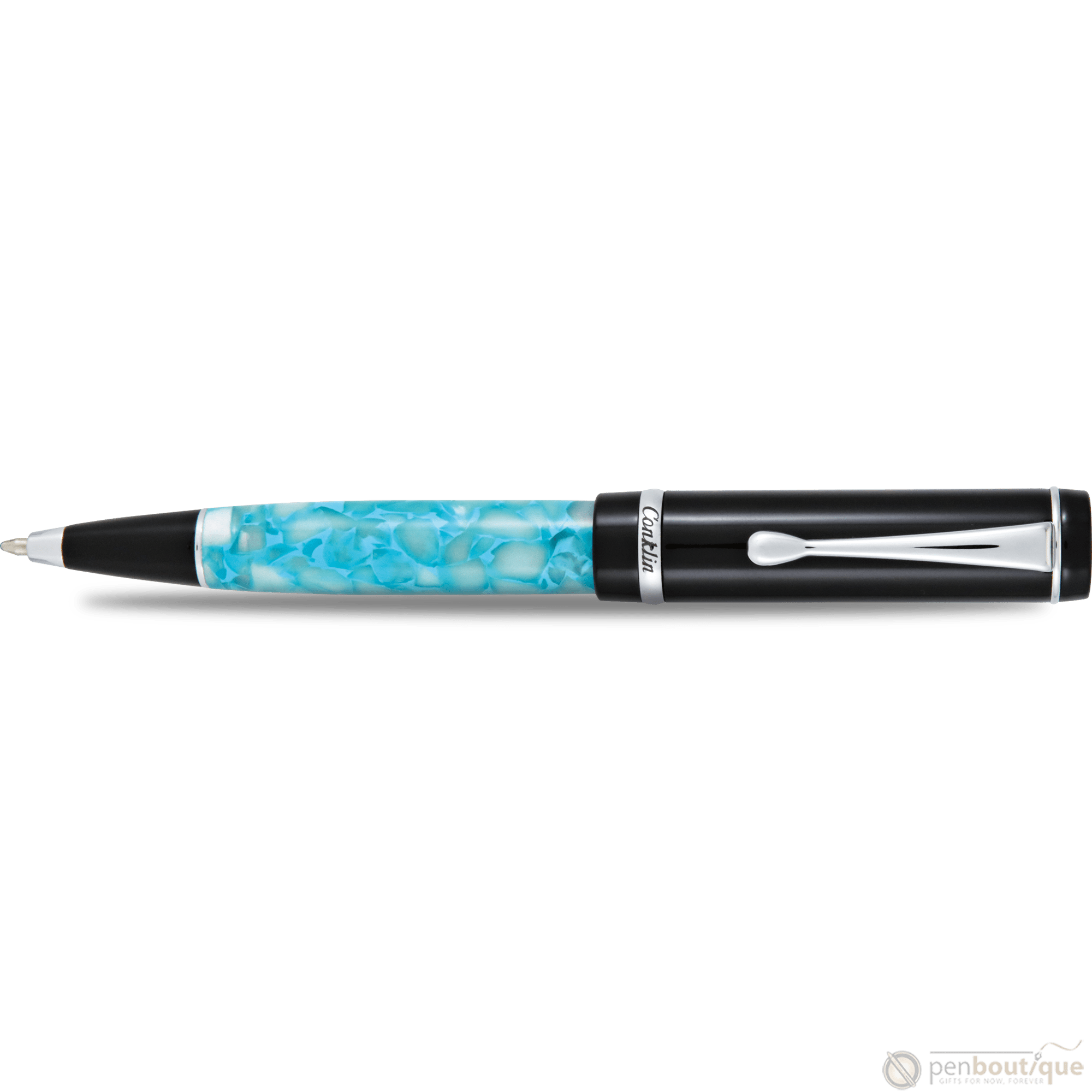 Conklin Duragraph Ballpoint Pen - Turquoise Nights-Pen Boutique Ltd