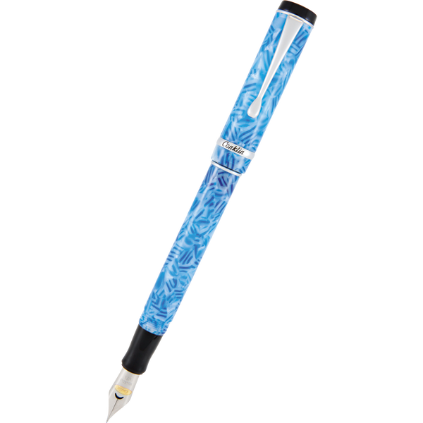 Conklin Duragraph Fountain Pen - Ice Blue-Pen Boutique Ltd