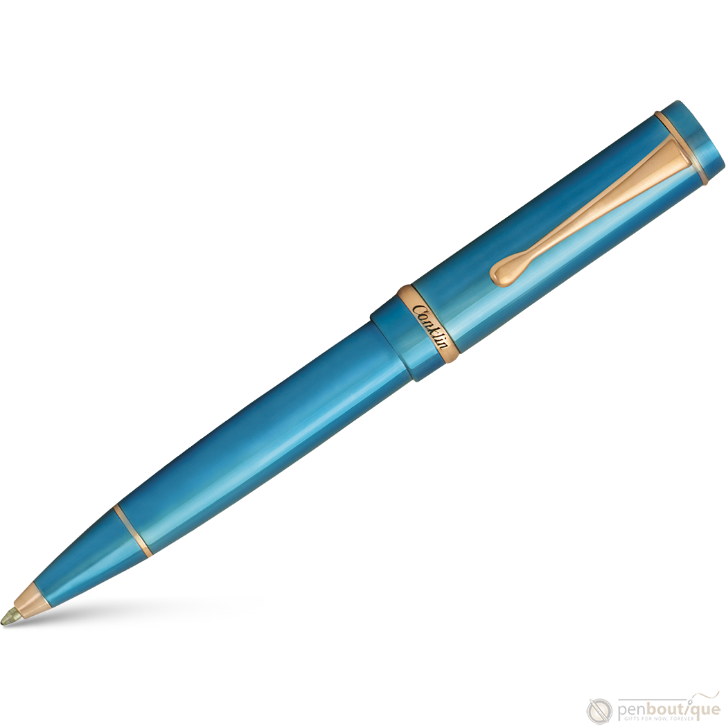 Conklin Duragraph Metal Ballpoint Pen - PVD Blue-Pen Boutique Ltd